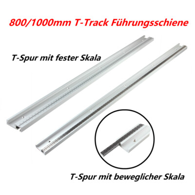 45Typ Aluminiumlegierung T-Track T-Nut Profil Schiene Holzbearbeitung Werkzeug
