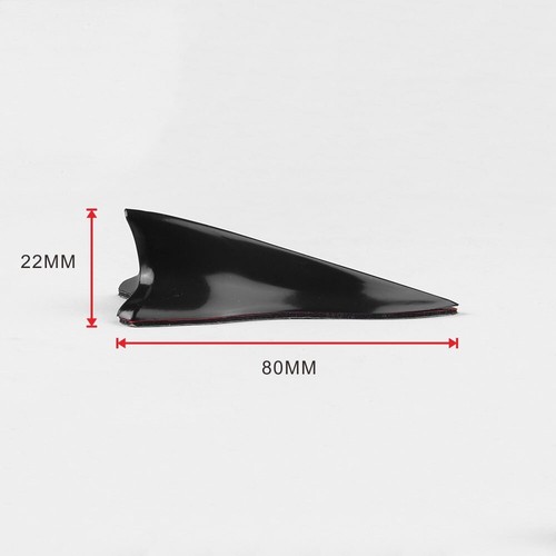 10pcs Universal Car Shark Fin Diffuser Vortex Generator Wing Roof Spoiler Bumper - Picture 4 of 10