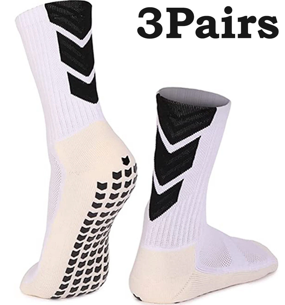 calcetines antideslizantes futbol ejercicio medias hombre mujer 3Pairs eBay