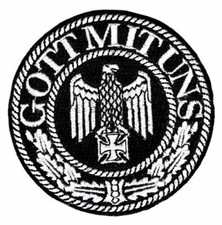 Aufnäher Patch Gott mit uns Eisernes Kreuz 8...