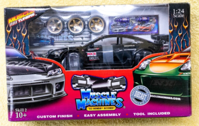1:24 Scale Muscle Machines Muscle Tuners '03 Honda Accord - Black