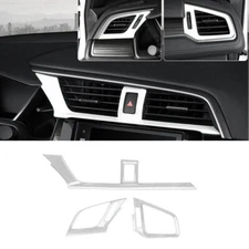 Central Console Air Outlet Vent Frame For Honda Civic 10th 16-2021 Bright White