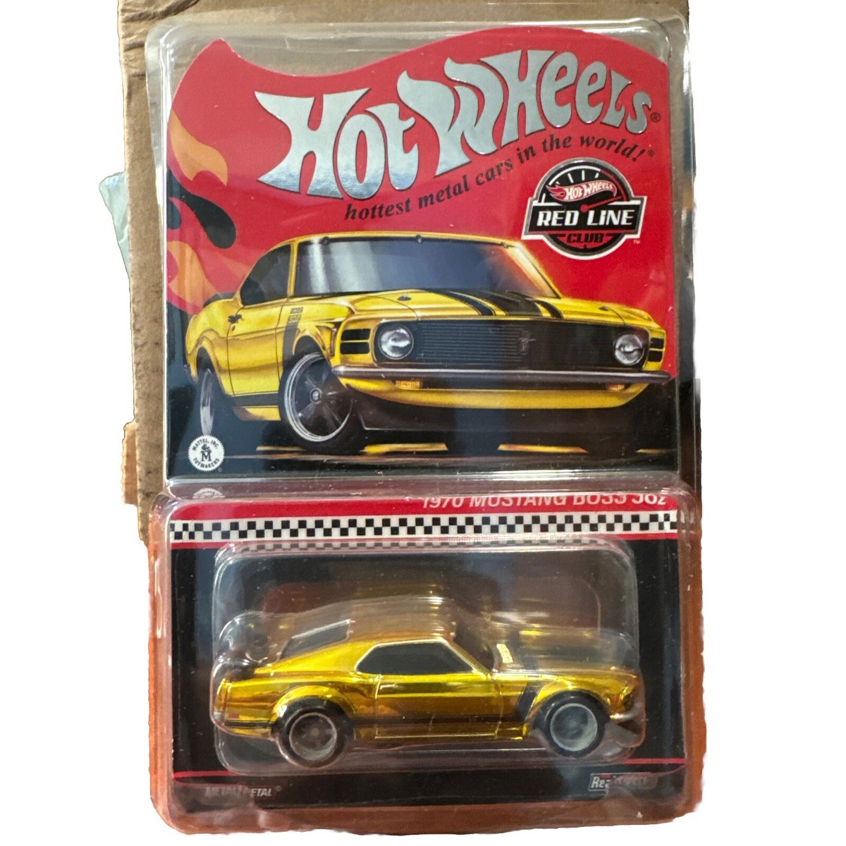 1970 Ford Mustang Boss 302 Hot Wheels RLC Exclusive Ready to
