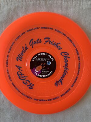 Wham-O 2021 USGPA Worlds Guts Frisbee Championship Pro Model Disc.