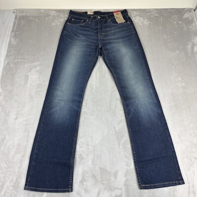 Levi's 527 Slim Bootcut Men's Size 30x34 Jeans Dark Wash Mid Rise Stretch