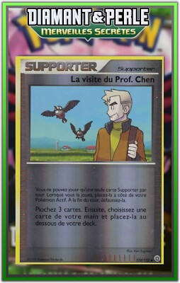 La Visite du Prof. Chen Reverse - DP03 - 122/132 - Französische Pokemon Karte