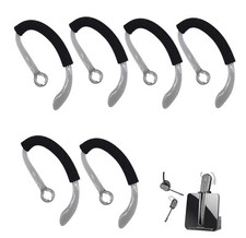 6 pcs Large Earhook w/ Sleeve Cover for Plantronics SAVI CS540 W740 W745 W440