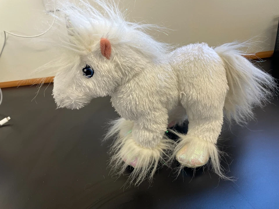 Webkinz White Unicorn Plush Stuffed Animal with Sparkle Hooves - Image 2 of 4