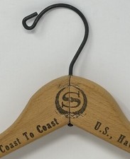 Sheraton Hotel Wood Suit Coat Pants Hanger with name Sheraton
