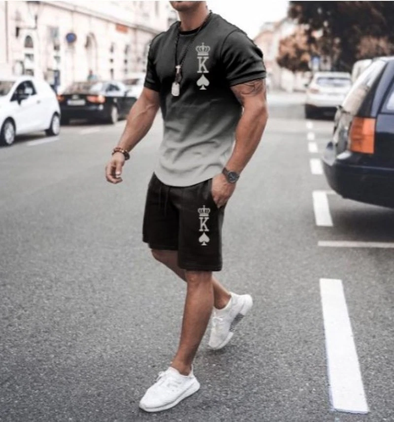 Sweat shorts mens best sale outfit
