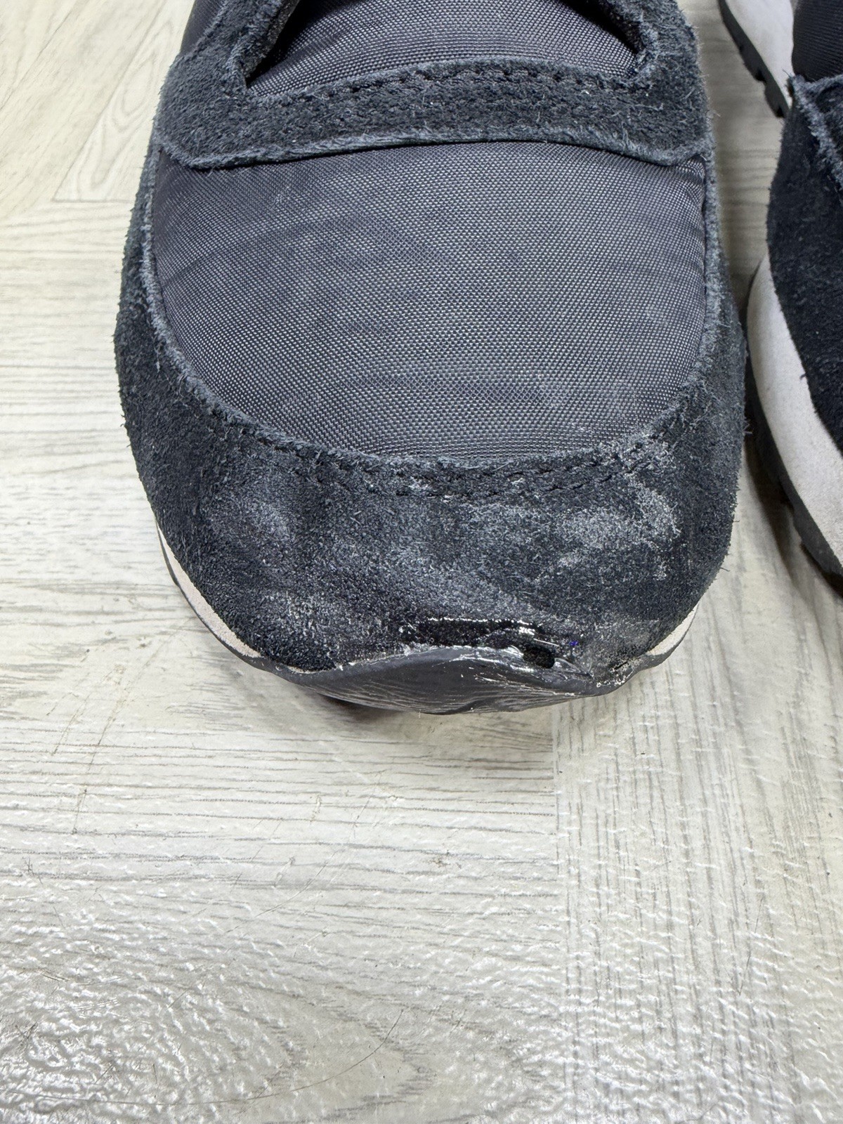 Saucony Jazz Original Black Silver Running Shoes Sneakers 2044-1 Men's Size 10.5 thumbnail 5