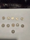 mercury dimes lot of 11