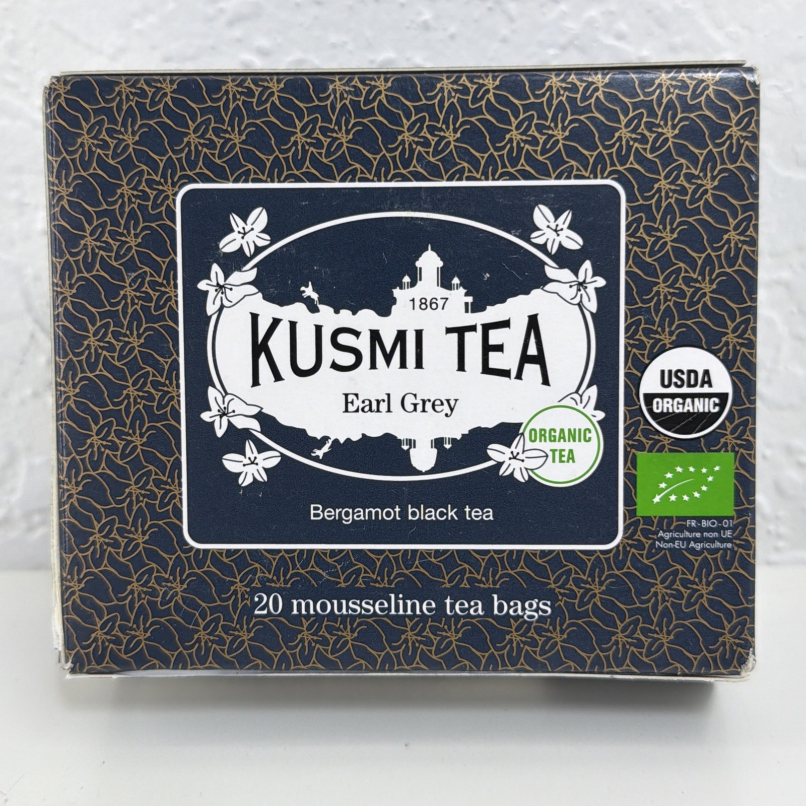 Earl Grey Bergamot Black Tea 20 Bags Organic Bio 40 G