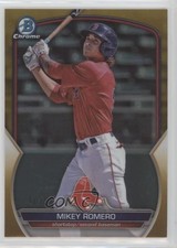2023 Bowman Draft Chrome Gold Refractor 10/50 Mikey Romero #BDC-58 0o48