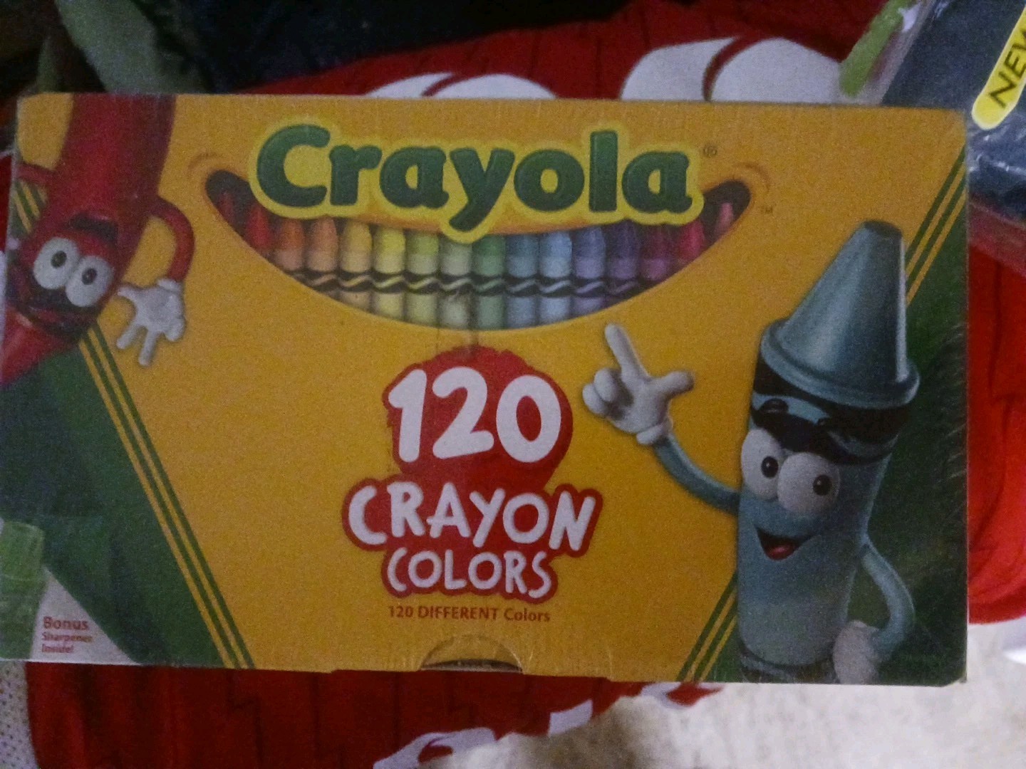 Crayola 120ct Crayons with Sharpener- Item #52-6920 New Seal
