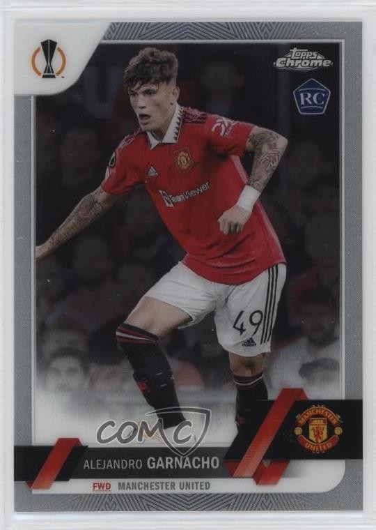 2022-23 Topps Chrome UEFA Club Competitions Alejandro Garnacho #50 1j01