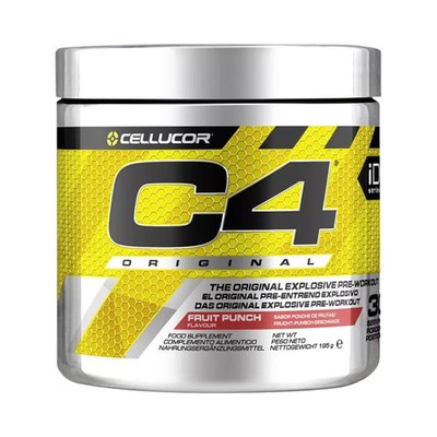 Cellucor C4 Fruit Punch 07/24 + Ostrovit Kreatin Orange 06/28 495g / 130 serv