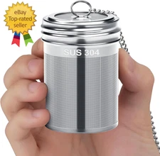 2 Pack Reinmoson Large Tea Infuser for Loose Tea & Spice Infuser for Cooking, 2.
