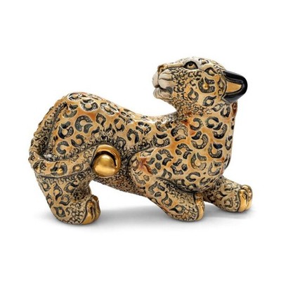 Artesania Rinconada Leopard 2025 Figurine Made Uruguay Gift Boxed F260