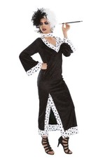 Miss Dalmatiner 2tlg Bösewicht Karneval Fasnacht Fasching Hunde Villian