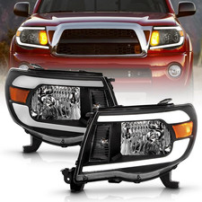 - for 2005-2011 Toyota Tacoma Pickup Upgrade Style LED Tube Headlights Headlamps