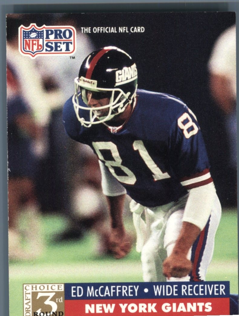 1991 Pro Set #812 Ed McCaffrey