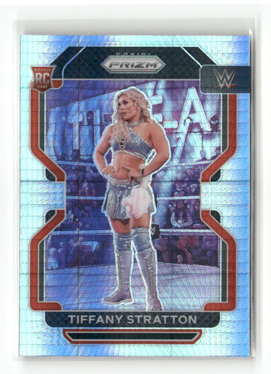 2022 Panini Prizm WWE #104 Tiffany Stratton Rookie Hyper