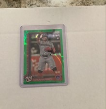 2025 Topps Chrome - Andres Chaparro #187 Green RayWave Refractor /99 (RC)