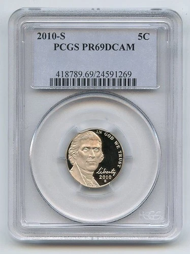 2010-S Jefferson Nickel Proof — photo from another recent sale
