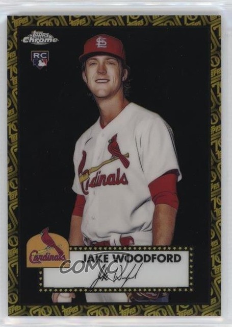 2021 Topps Chrome Platinum Anniversary /10 Jake Woodford #91 Rookie RC