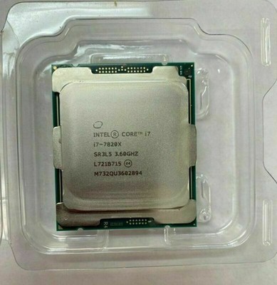 Intel Core i7-7820X CPU X-series Processor 11M Cache, up to 4.30 GHz 8 Cores
