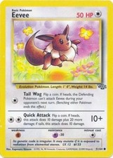 Eevee 51/64 Jungle Unlimited Pokemon