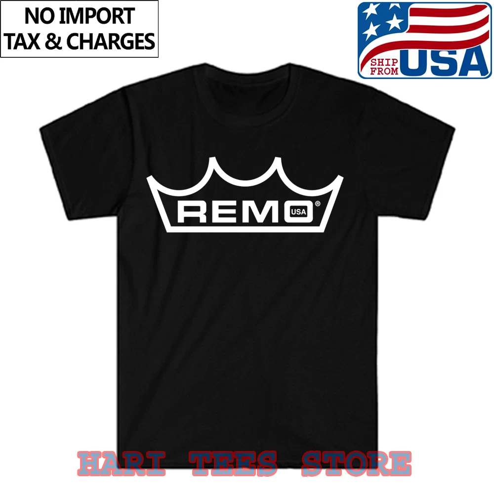 REMO Drums Men's Black Size S to 5XL