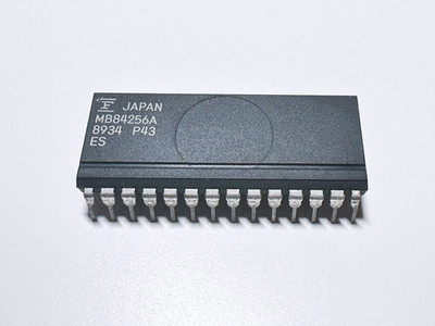 1X MB84256A Fujitsu CMOS Static RAM 256K SRAM 32Kx8 bit Memory IC DIP-28