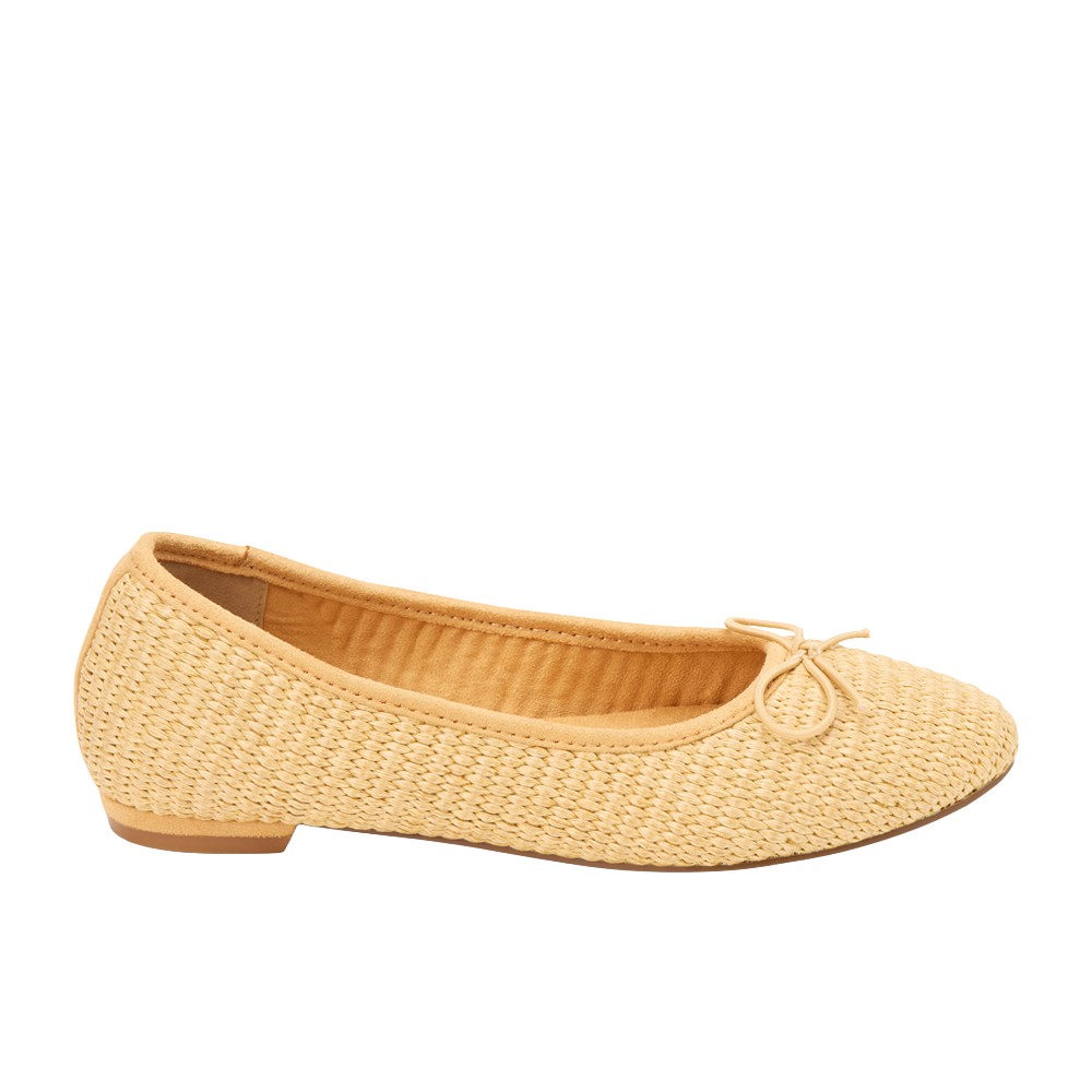 BEACH by Matisse Donna Raffia Ballet Womens Beige Flats Casual DONNA-955