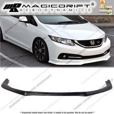For 13-15 Honda Civic Sedan 4dr As Aero Style Front Bumper Lip Chin Splitter Kit