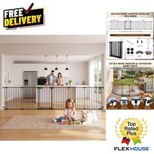 MOM'S CHOICE WINNER: 150" Baby Pet Gate with Double-Lock Safety System