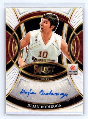 Dejan Bodiroga 2025-26 Panini Select EuroLeague #DEJ Signatures Auto /99