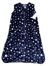 Hudson Baby Plush Sleep Sack 18-24M Blue Stars Unisex Sleeping Bag - Soft  Safe
