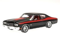 Chevrolet Chevelle Ss 1970 Schwarz Modellauto CLC477 Ixo 1:43