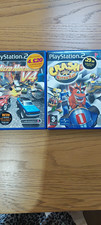 PlayStation 2 PS2 PAL Game Lot: Micro Machines V4 & Crash Nitro Kart