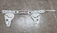 Rare 1950s Keyston Bros Toy Double Holster with 6 Red Toy Bullets