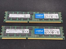 Micron 32GB 2x16GB PC3-12800 DDR3-1600 DIMM Memory MT36KSF2G72PZ-1G6N1KF