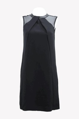 Reiss Damen Kleid Gr. 30 (UK 4) Schwarz Shiftkleid Shirtkleid Dress