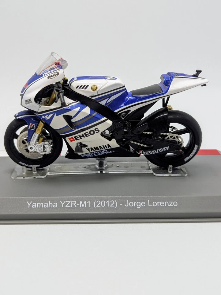 MOTO GP ALTAYA 1/18 YAMAHA YZR-M1 Jorge LORENZO 2012 - Photo 4/4