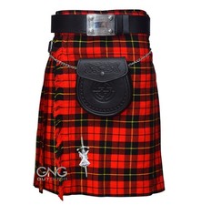 Men's Wallace Tartan 5 Yard kilt 5 Pieces kilt outfit Highland wedding outfit