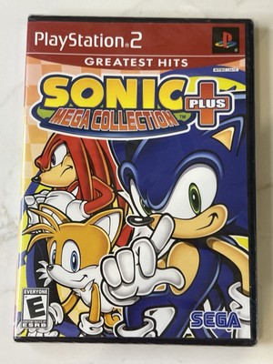 Sonic Mega Collection Plus Greatest Hits Sony PlayStation 2 PS2 Brand New SEALED