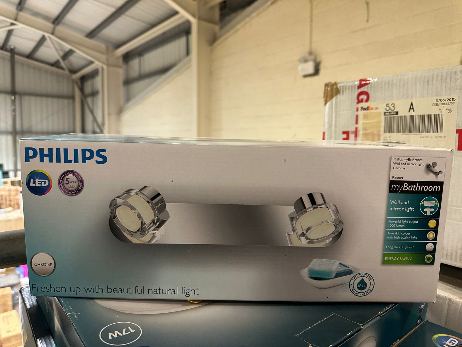 PHILIPS Resort myBathroom Wall and Mirror Light Chrome