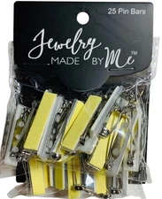 Jewelry Made By Me Pin Bars- - 3 Pack