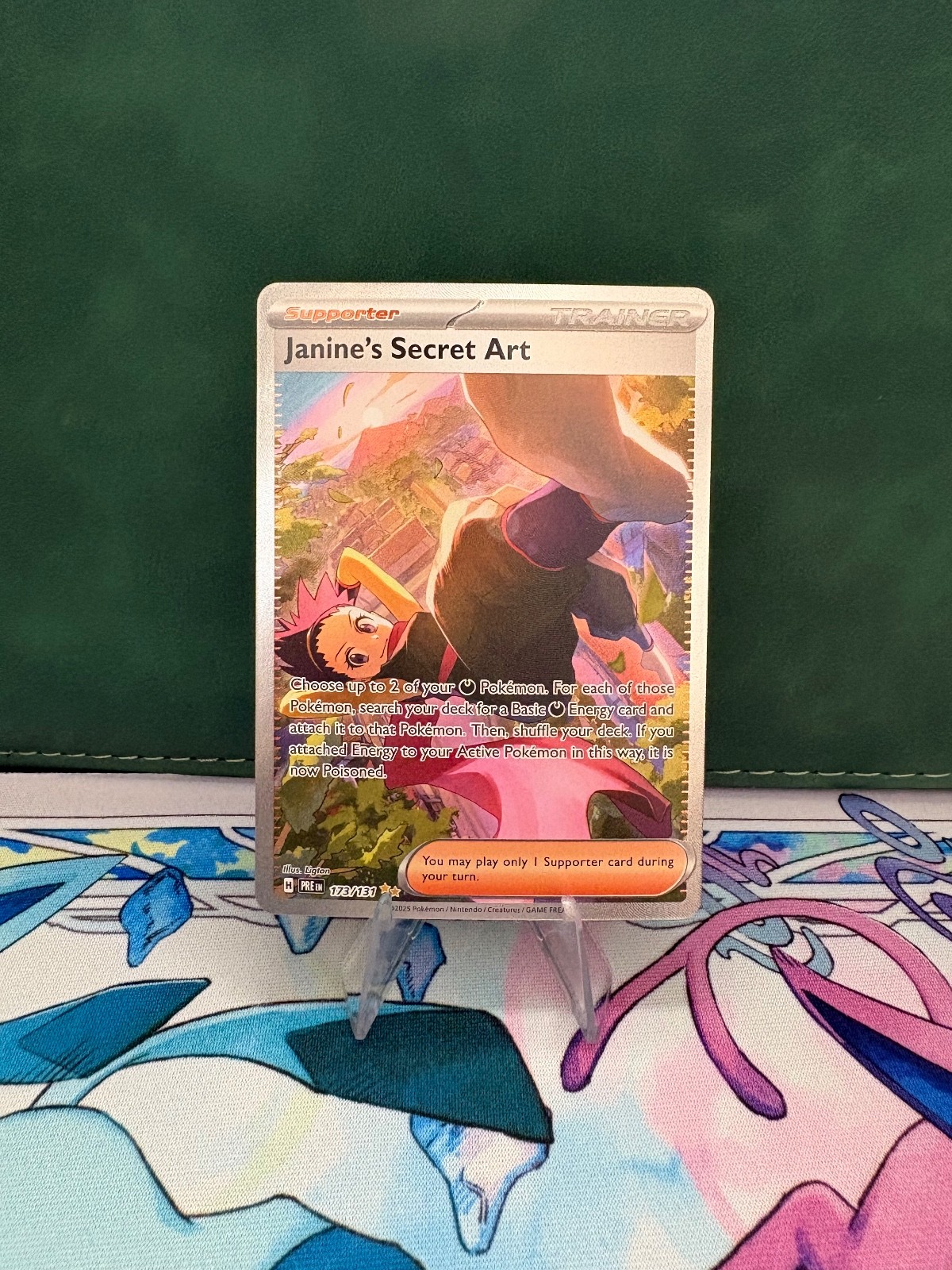 Janine's Secret Art Holo Special Illustration Rare SV: Prismatic Evolutions 173/